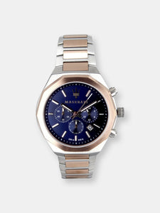 Maserati Men's Stile R8873642002 Gold Stainless-Steel Quartz Dress Watch