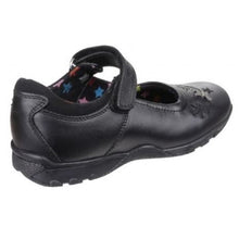 Load image into Gallery viewer, Hush Puppies Childrens Girls Clare Senior Back To School Shoe (Black)