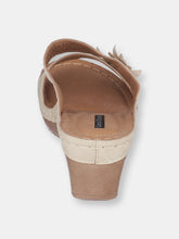 Load image into Gallery viewer, Cie Gold Wedge Sandals