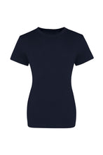 Load image into Gallery viewer, AWDis Just Ts Womens/Ladies The 100 Girlie T-Shirt (Oxford Navy)