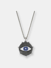 Load image into Gallery viewer, Evil Eye Enamel Medallion Necklace