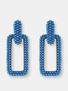 Chain Link Hoops - Blue