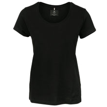 Load image into Gallery viewer, Nimbus Womens/Ladies Danbury Pique Short Sleeve T-Shirt (Black)