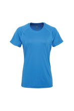 Load image into Gallery viewer, Tri Dri Womens/Ladies Panelled Crew Neck T-Shirt (Sapphire)