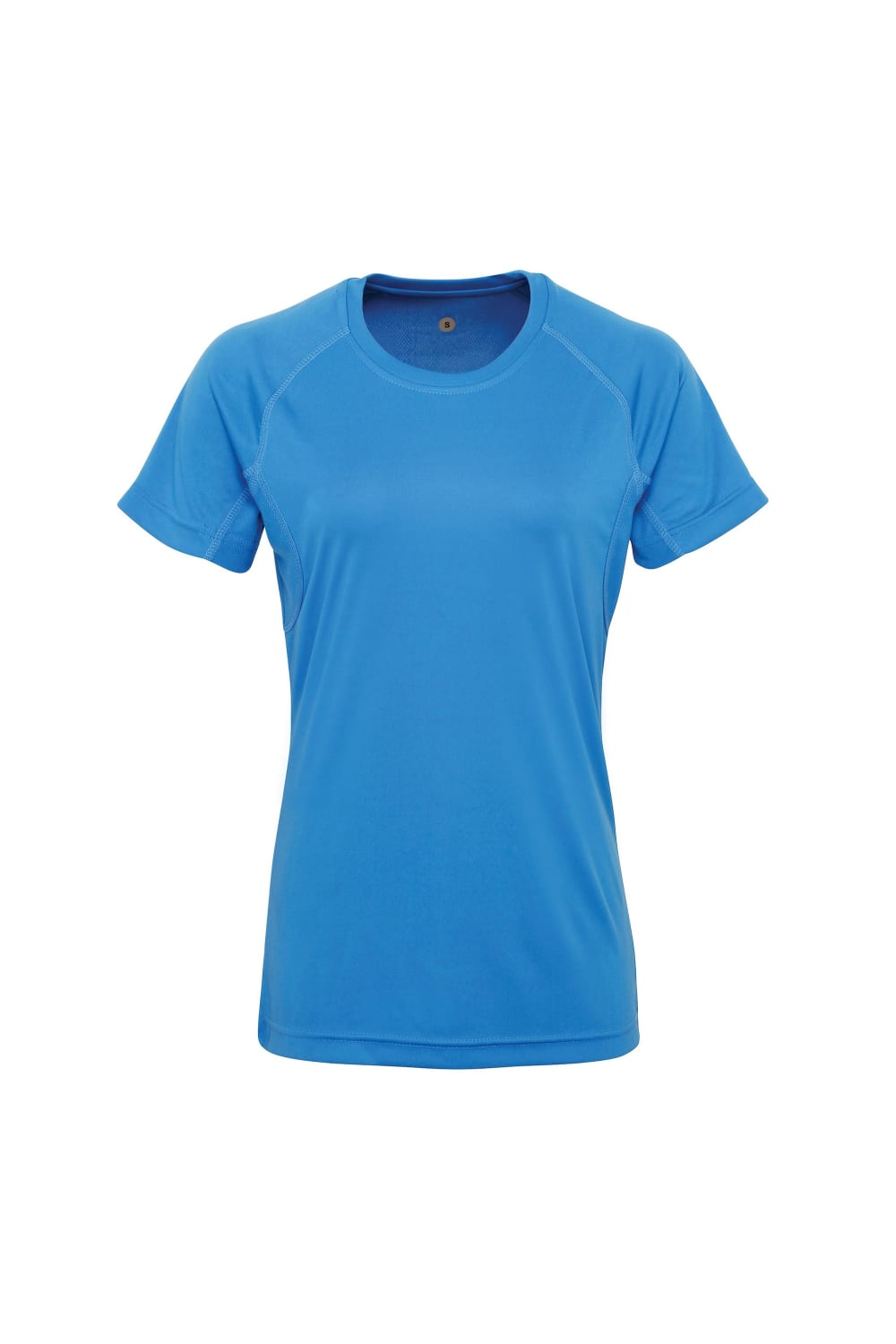 Tri Dri Womens/Ladies Panelled Crew Neck T-Shirt (Sapphire)