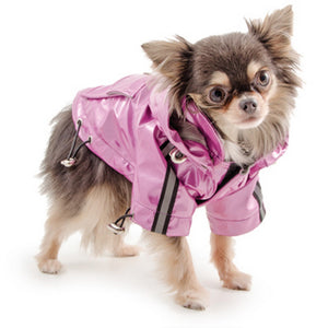Ancol Pet Products Small Bite Hooded Waterproof Dog Mac (Pink) (Extra Extra Small)