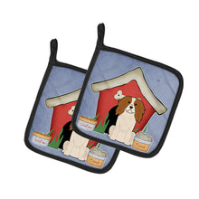 Load image into Gallery viewer, Dog House Collection Cavalier Spaniel Pair of Pot Holders