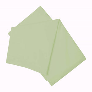 Belledorm Brushed Cotton Flat Sheet (Green Apple) (Twin) (UK - Single)