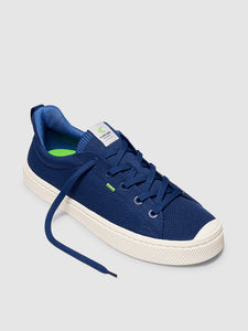 IBI Low Mineral Blue Knit Sneaker Men