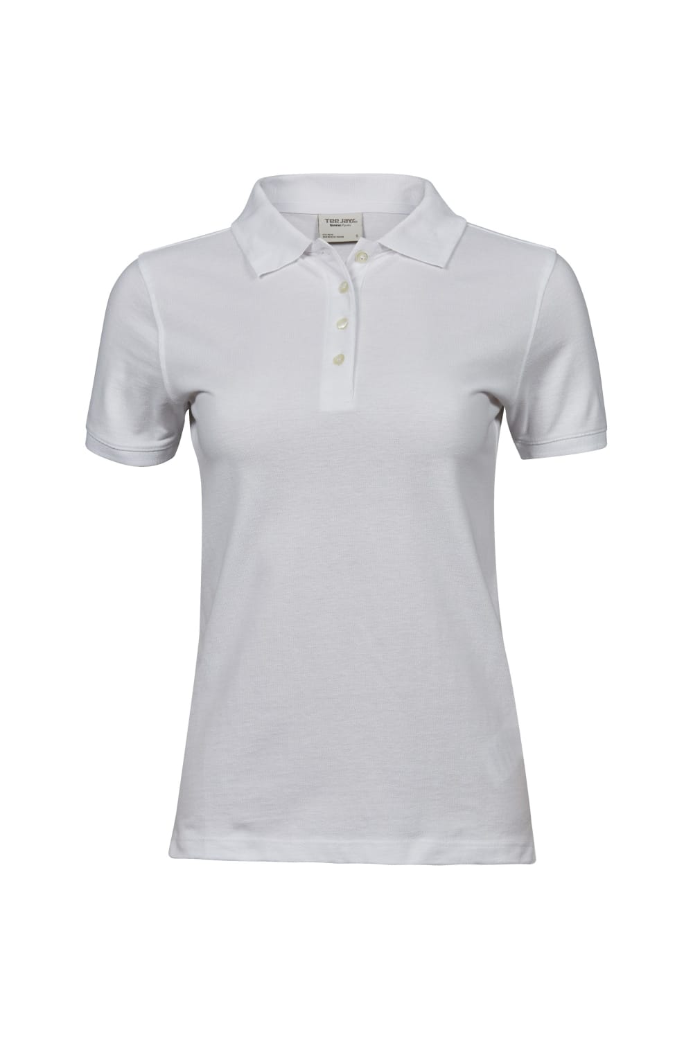 Tee Jays Womens/Ladies Heavy Cotton Pique Polo Shirt (White)