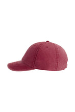 Load image into Gallery viewer, Digg Pigment Dyed 6 Panel Cap - Burgundy