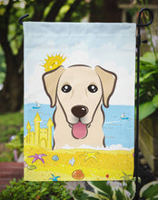Load image into Gallery viewer, Golden Retriever Summer Beach Garden Flag 2-Sided 2-Ply