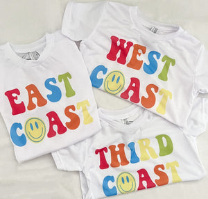 East Coast Smiley Tee