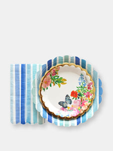 Brushstroke Stripe Paper Plates