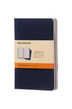 Load image into Gallery viewer, Moleskine Cahier Ruled Journal (Indigo) (One Size)
