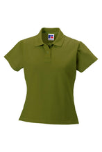 Load image into Gallery viewer, Russell Europe Womens/Ladies Ultimate Classic Cotton Short Sleeve Polo Shirt (Cactus)