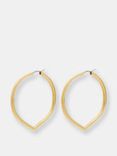 Load image into Gallery viewer, Medium Pointed Hoop Earrings - Gold
