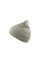 Load image into Gallery viewer, Atlantis Wind Double Skin Beanie With Turn Up (Light Grey)