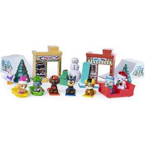 PAW Patrol 6059302 - 2019 Advent Calendar with 24 Exclusive Collectible Pieces, for Kids Aged 3 and up