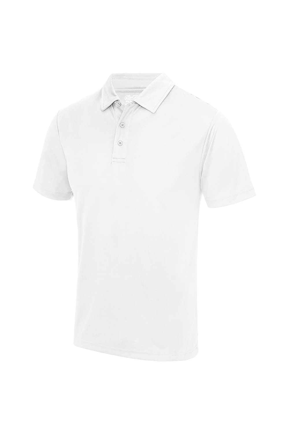 Just Cool Mens Plain Sports Polo Shirt (Arctic White)