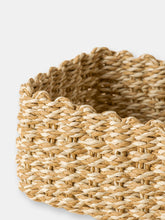 Load image into Gallery viewer, Gordes Yellow White Paper Rope Storage Baskets