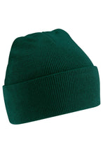 Load image into Gallery viewer, Beechfield® Soft Feel Knitted Winter Hat (Bottle Green)