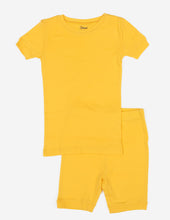 Load image into Gallery viewer, Kids Short Sleeve Classic Solid Color Pajamas