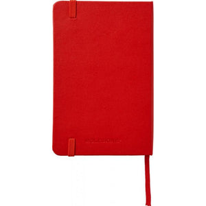 Classic Pocket Hard Cover Plain Notebook - Scarlet Red