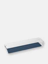 Load image into Gallery viewer, Michael Graves Design 12.75&quot; x 3.75&quot; Drawer Organizer with Indigo Rubber Lining