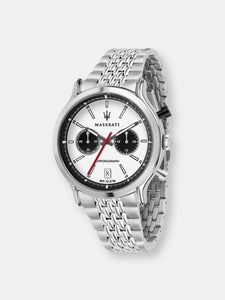 Maserati Men's Legend R8873638004 Silver Stainless-Steel Quartz Dress Watch