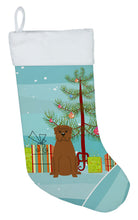 Load image into Gallery viewer, Merry Christmas Tree Dogue de Bourdeaux Christmas Stocking
