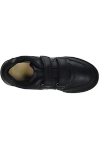 Geox Boys Poseido Leather School Shoes (Black)