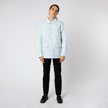 Load image into Gallery viewer, Denim Work Jacket Illusion Blue