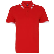 Load image into Gallery viewer, Mens Classic Fit Tipped Polo Shirt