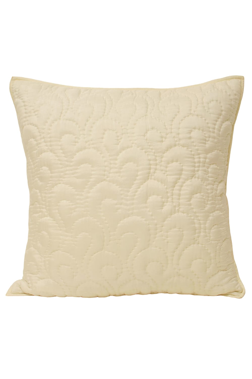 Riva Home Nimes Silk Cushion Cover (Cushion Pad Not Included) (Ivory) (22in x 22in)