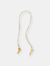 Load image into Gallery viewer, Mask Chain - Liberty Floral Fabric and Citrine Healing Crystal
