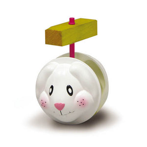 Superpet Rock & Roller Bunny Pet Toy (White/Yellow) (One Size)
