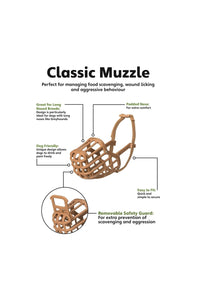 Baskerville Muzzle (Brown) (Size 3)