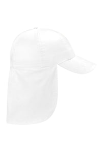 Big Boys Junior Kids Plain Legionnaire Cap - White