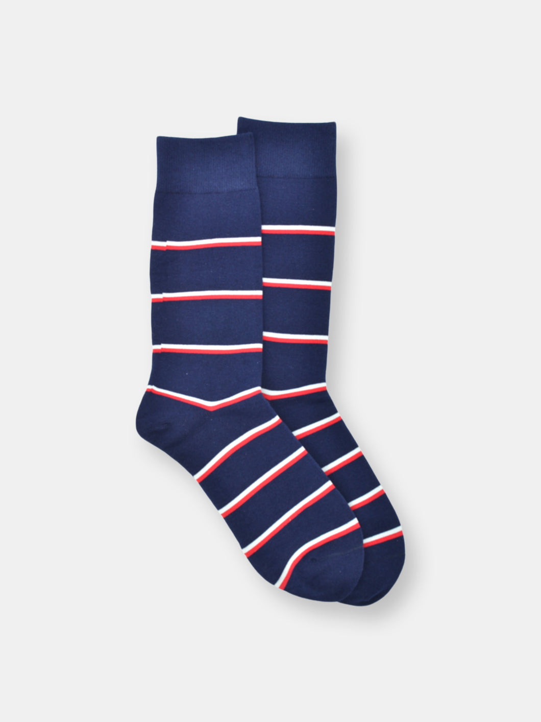 Red and White Striped Socks