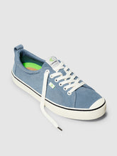 Load image into Gallery viewer, OCA Low Stripe Blue Mirage Suede Sneaker Men