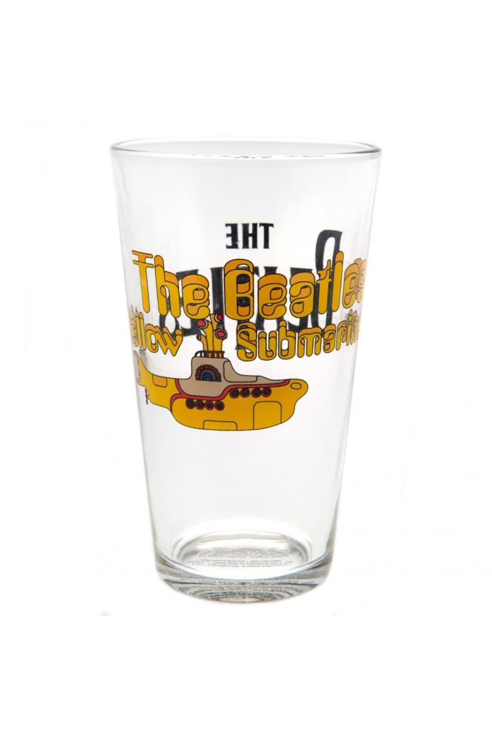 The Beatles Large Glass Yellow Submarine (Multicolored) (One Size)