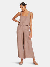 Load image into Gallery viewer, Tallows Wide Leg Pant - EcoLinen Java